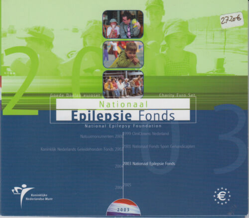 Netherlands KMS 2003 Epilepsy Fund Stgl. Blister - Picture 1 of 2