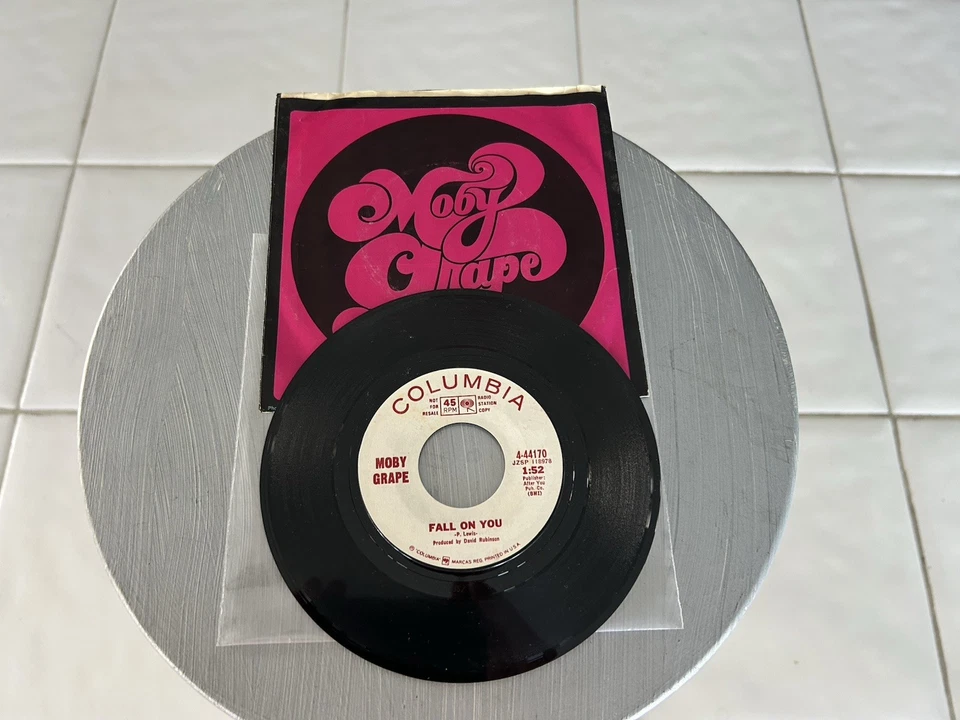 1967 MOBY GRAPE DJ 45 Fall On You/Changes w/Pic Sleeve COLUMBIA 44170 Excellent - Image 2 of 4