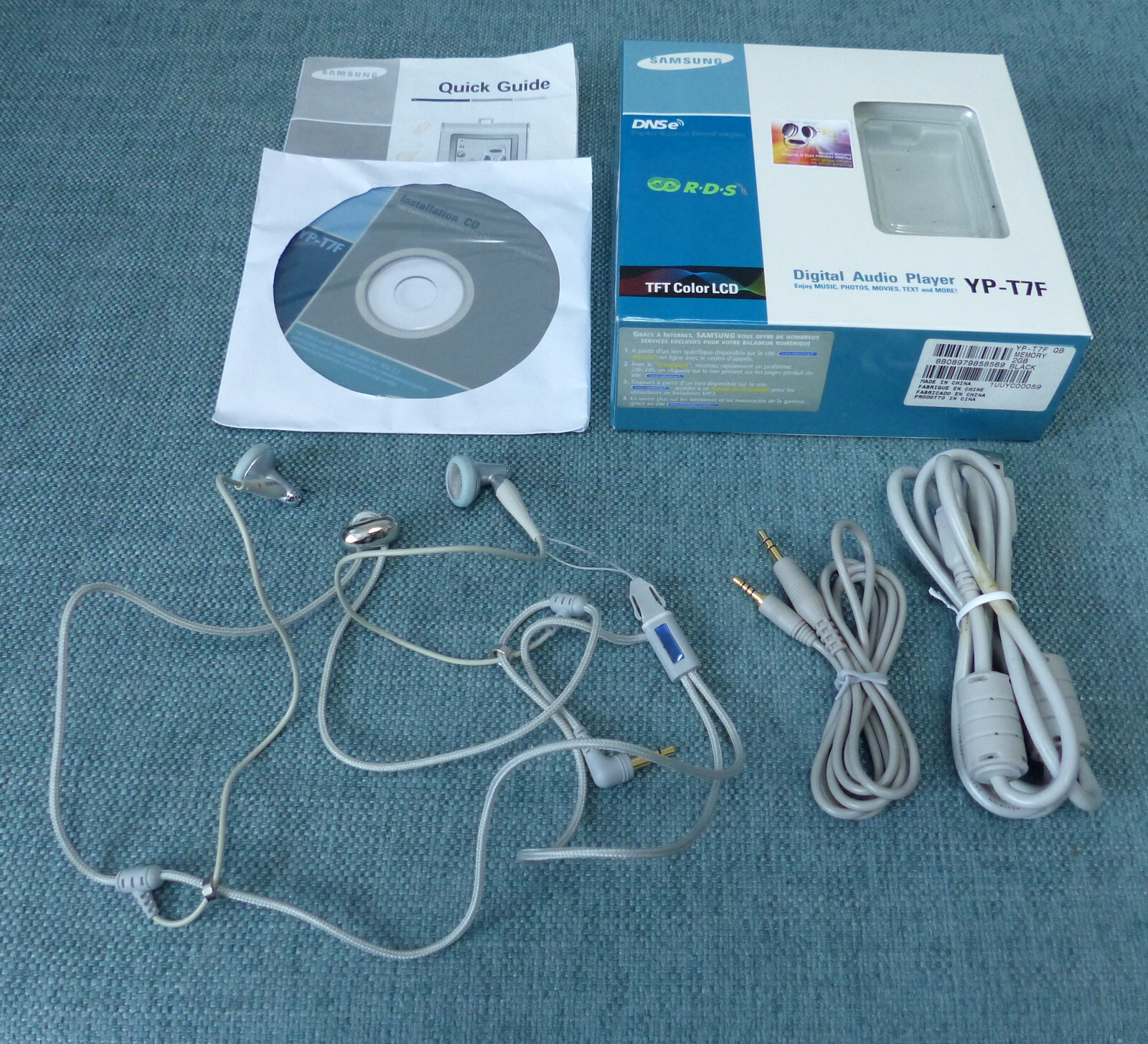 Samsung Digital Audio Player YPT7F Q, 2GB, MP3, FMRadio, Rarität eBay