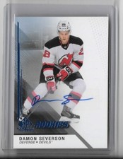 2014-15 UPPER DECK SP GAME USED DAMON SEVERSON ROOKIES AUTOGRAPH