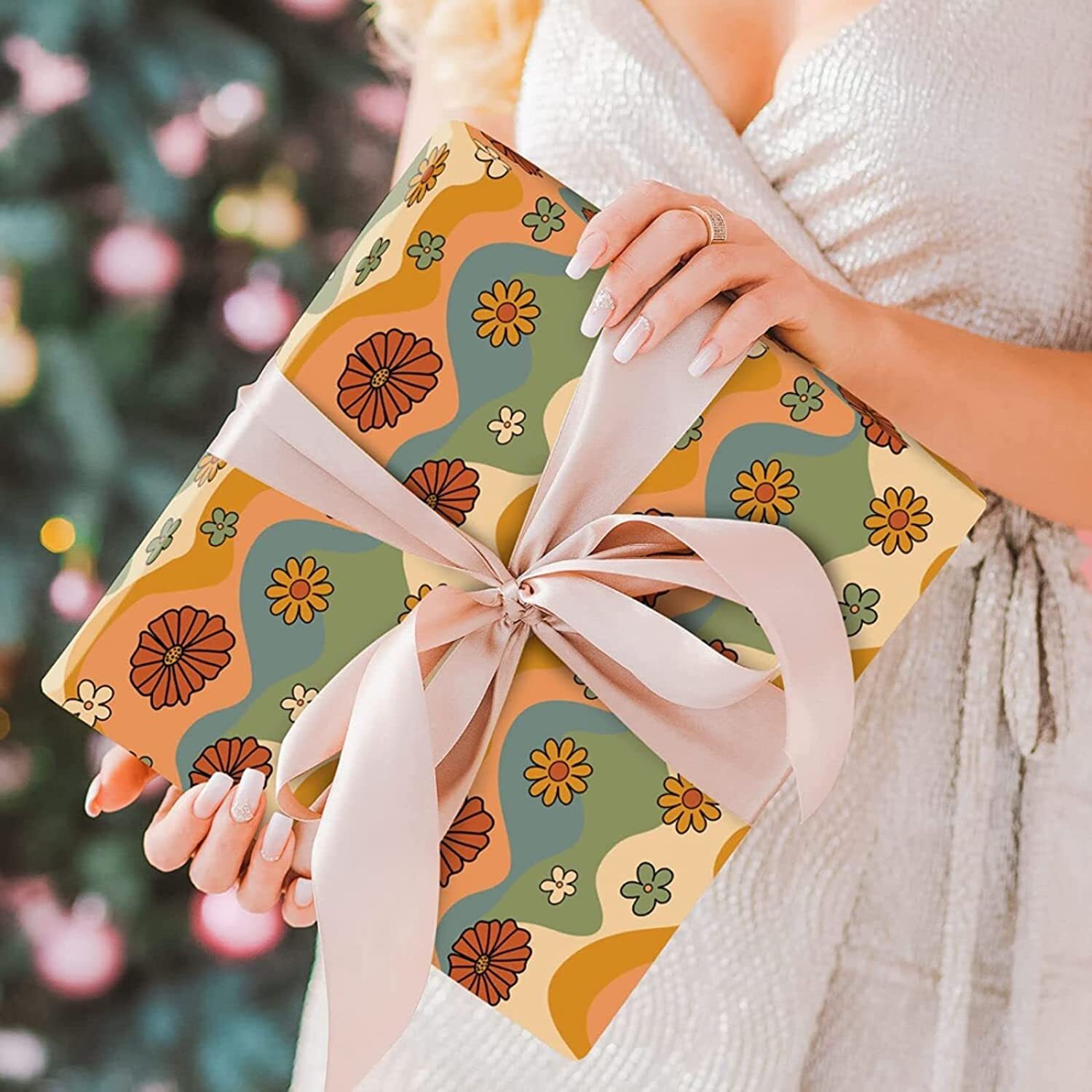 Gift Wrapping Paper Sheet Gifts Wrap Roll Rapping Papers Pack of 6