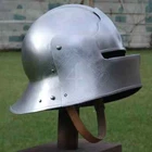 18GA Medieval German Sallet Helmet Halloween costume Armor Knight helmet