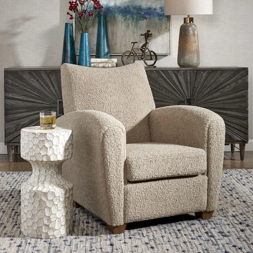 Uttermost Teddy Latte Accent Chair - Picture 1 of 6
