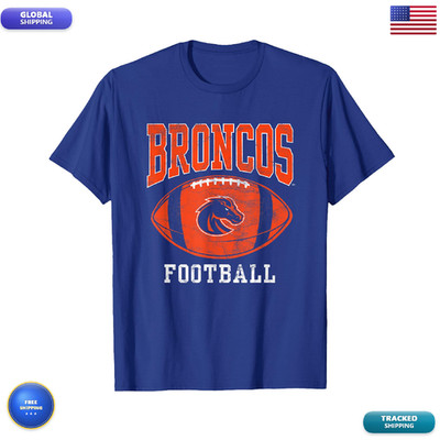 Campus Lab Boise State University Bsu Broncos Football Ball T-Shirt