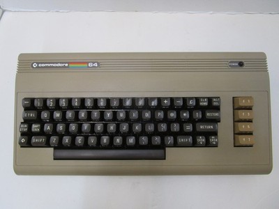 COMMODORE 64 COMPUTER 250407 HEATSINKS C64 TESTED AND WORKING LOT#U93  