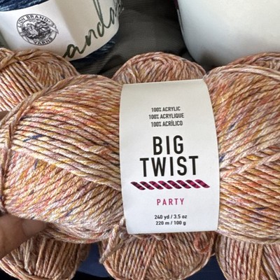y.a.r.n 激レア　サイズM ヌビアン　watoson BIG TWIST Party Acrylic Yarn Sunset 240 yd Lot # CNE570030 | eBay