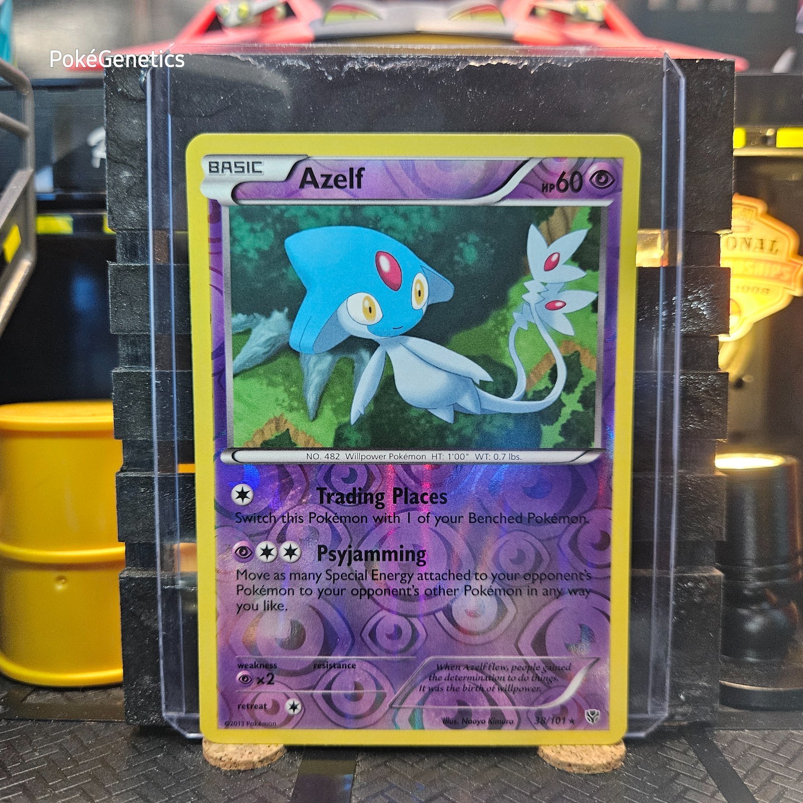 Azelf Plasma Blast Reverse Holo Pokémon TCG 38/101 Black & White 10 Rare