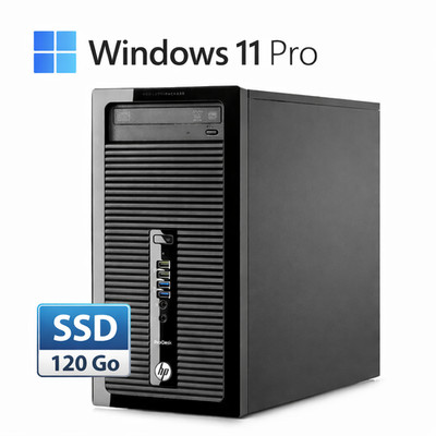 HP ProDesk 405 G1 AMD A4-5000 8GB SSD 120GB Windows 11 Pro PC Bureau Pro