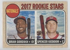 2017 Topps Heritage Rookie Stars Brian Goodwin Spencer Kieboom #319 0q5