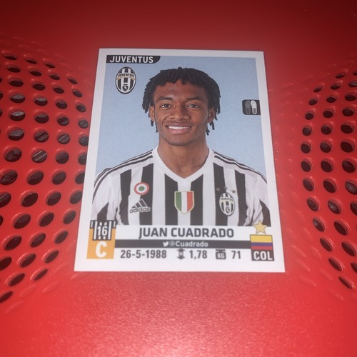 317 Juan Cuadrado Juventus Panini Calciatori 2015 2016 sticker Colombia