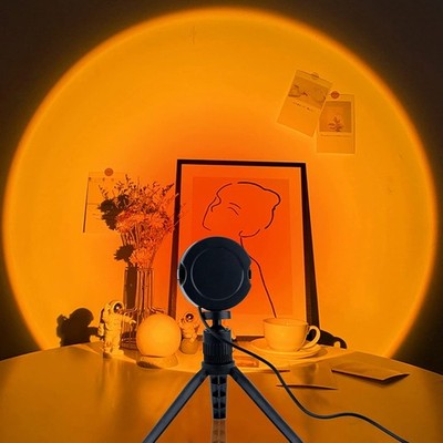 Sunset Lamp, Sunset Projection Lamp Sonnenuntergang Lampe, 3 Farben, Rainbow