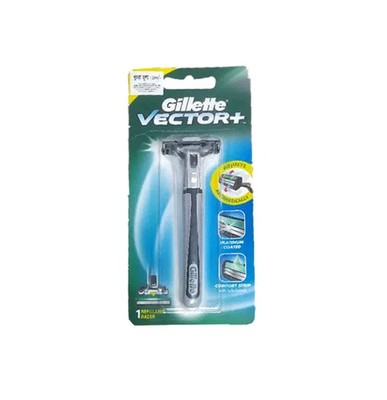 Gillette Vector Men's Razor Handle Shaving Razor 1 Pack