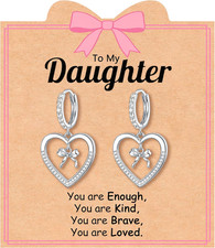 Bow Earrings Daughter Gifts from Mom Dad