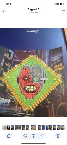 2019 IRON MAIDEN Somewhere In Time Iron On Patch