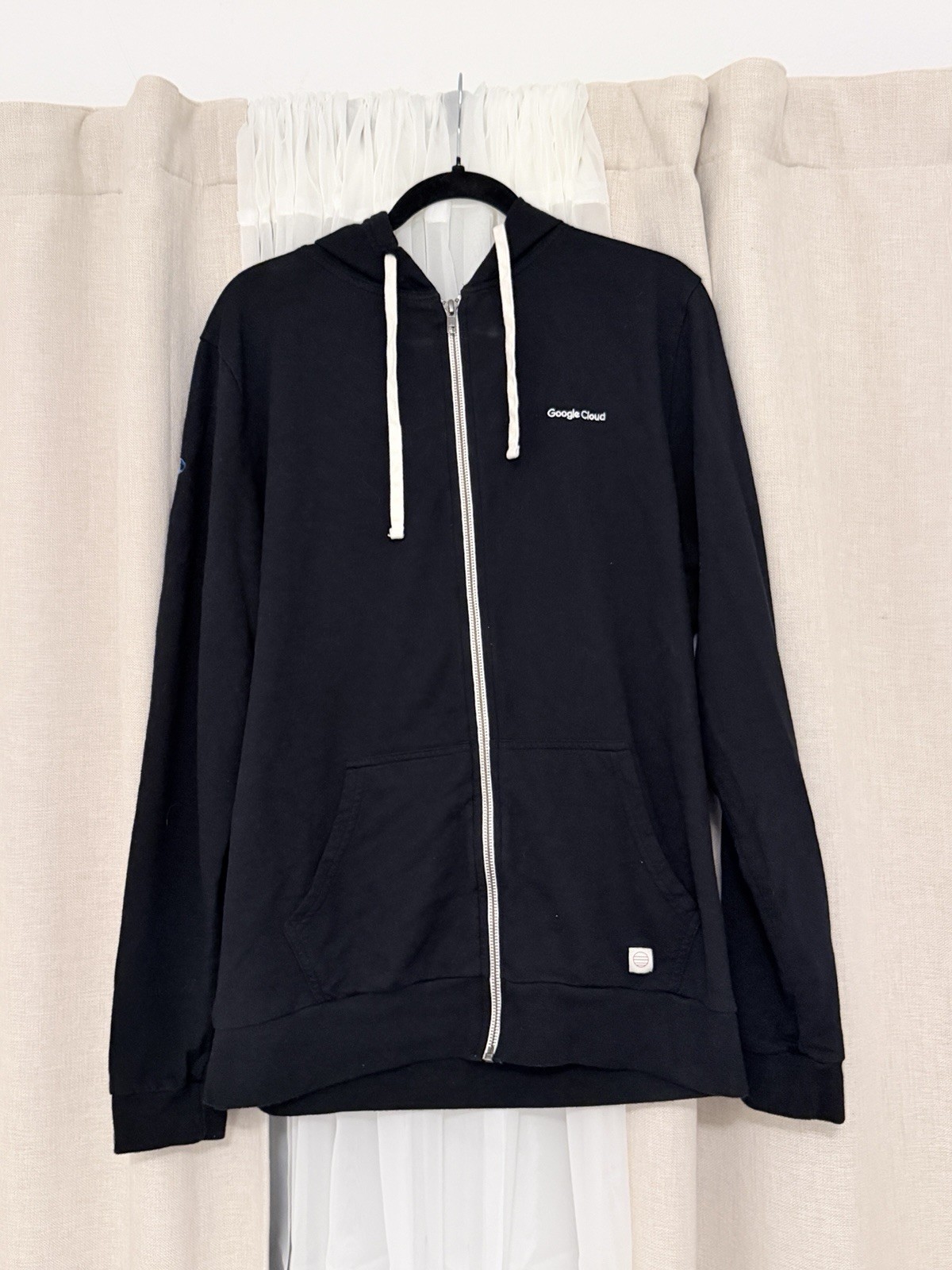 Marine Layer Google Cloud Black Full-Zip Fleece H… - image 5