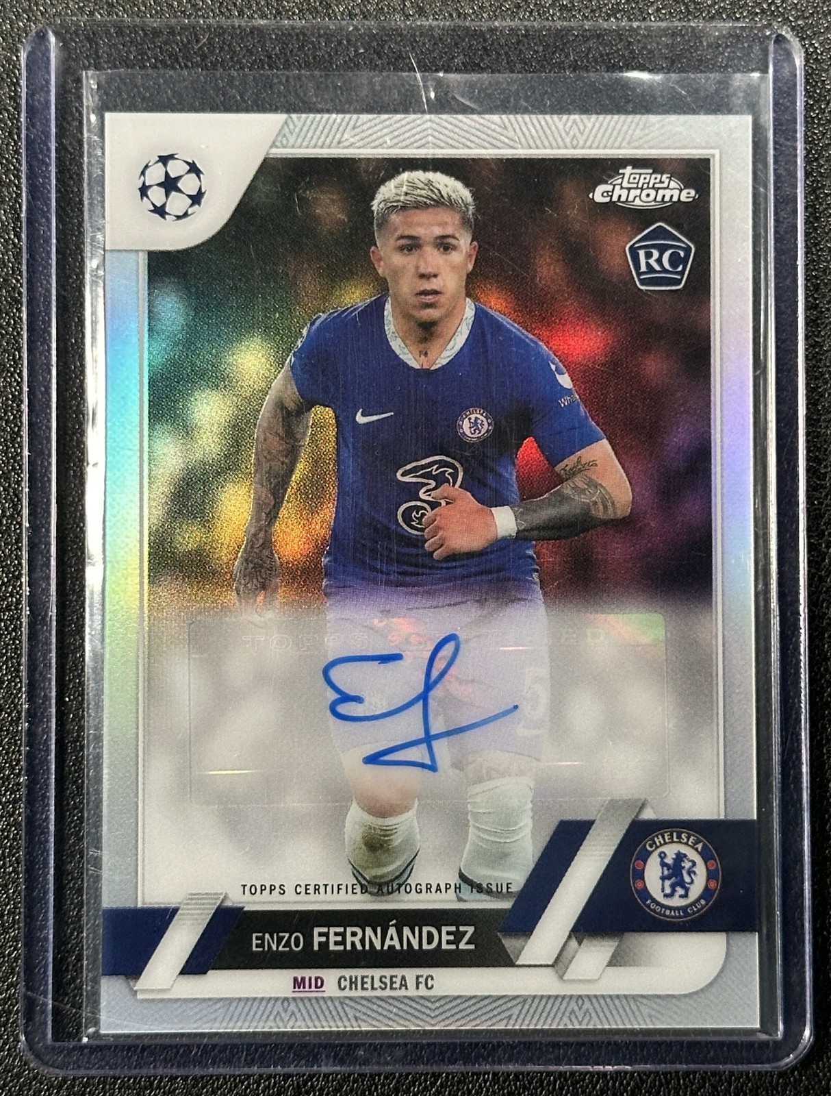 Enzo Fernandez 2022 Topps Chrome UEFA Club Competitions #CA-EF