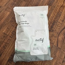 Motif Medical Breast Milk Storage Bags 8oz Single Use Bag 100 count BPA-Free NEW