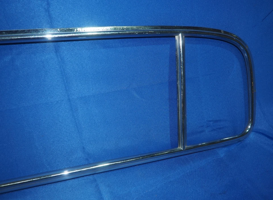 1940 1941 Cadillac Series 62 Sedan para-brisa traseiro cromado moldura surround fabricante de equipamento original - Imagem 4 de 4