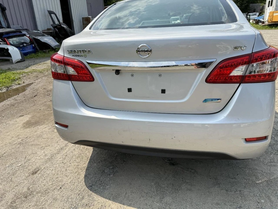 2013-2015 Nissan Sentra Deck Lid Silver Aftermarket Camera Attached - Image 4 of 4
