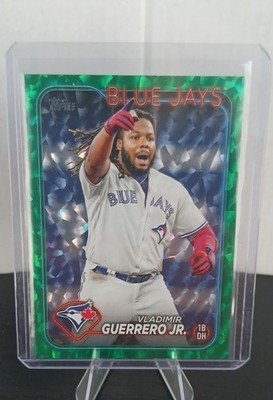 2024 Topps Series 1 - Vladimir Guerrero Jr. #330 Green Crackle Foil /499