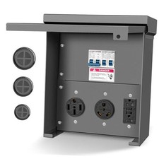 Temporary Power Outlet Panel,Rv Electrical Panel,50 30 20 amp rv 20/30/50 Amp