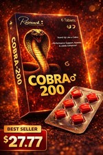 Cobra 200- Male Performance Support, Stamina & Libido Enhancer!