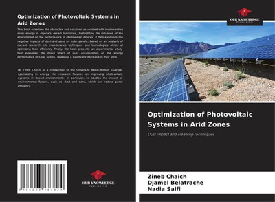 Zineb Chaich (u. a.) | Optimization of Photovoltaic Systems in Arid Zones | Buch