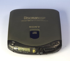 Sony Discman D-231 Portable CD Compact Disc Player Mega Bass Black