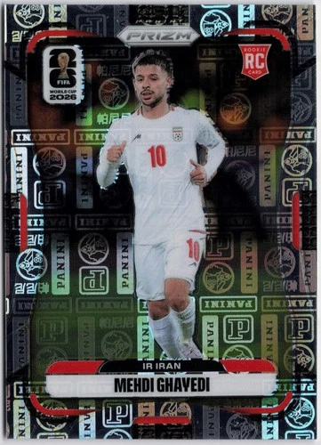 2026 Panini Prizm FIFA World Cup #247 Mehdi Ghayedi Panini Logo Prizm #/61 RC