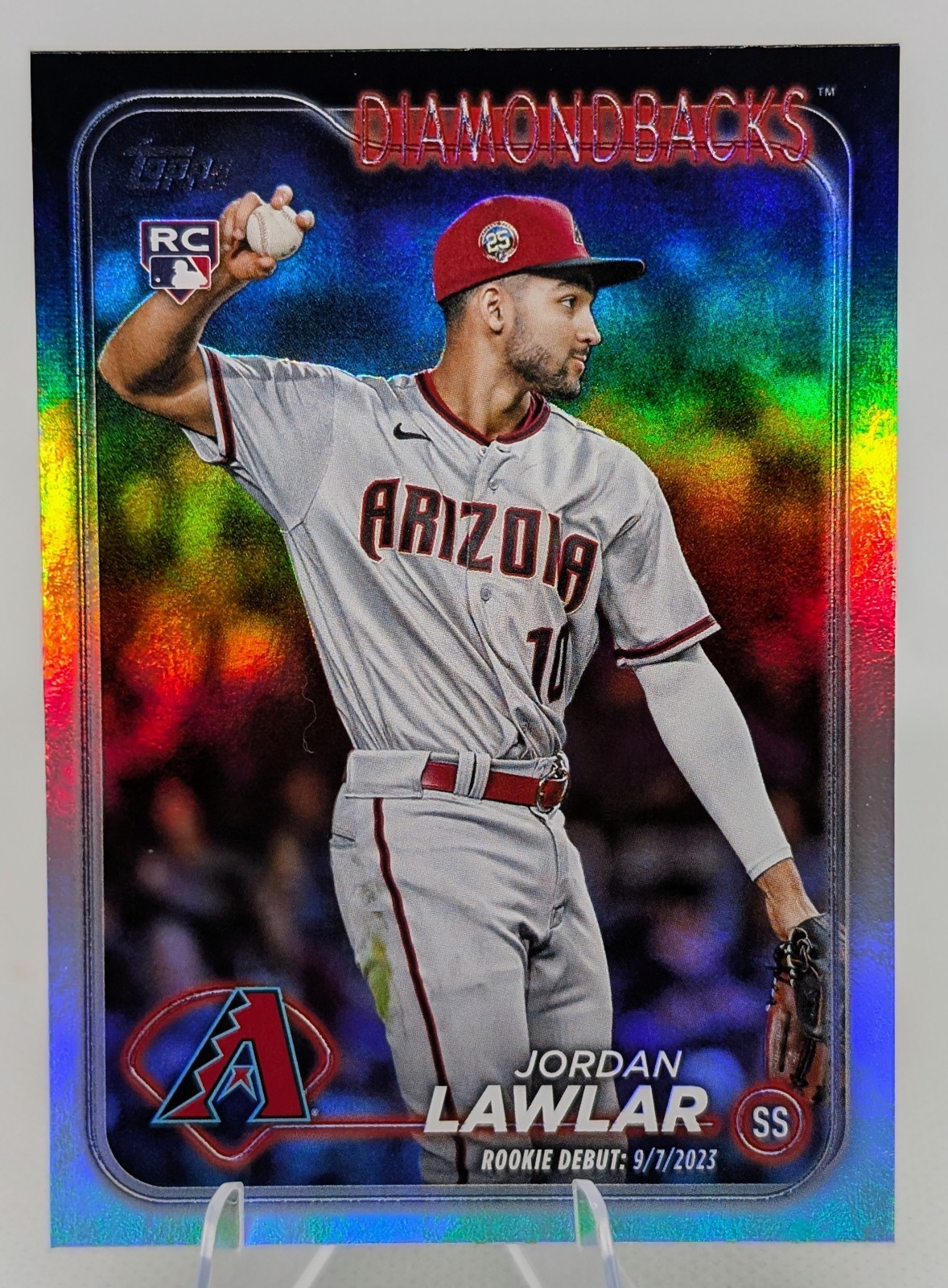 2024 Topps Update Rainbow Foil #US41 Jordan Lawlar RC