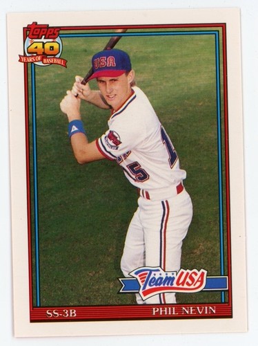 Phil Nevin #83T 1991 Topps Traded card