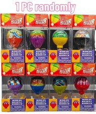 1 PC RANDOMLY Wizzzer Worlds Wildest Whirler Gyro Play Spinning Tops Vintage Toy