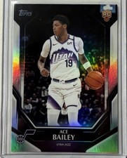 Ace Bailey 2026 Topps Collector's Kit Exclusive Holo Foil Jazz #NBA-8 Rookie