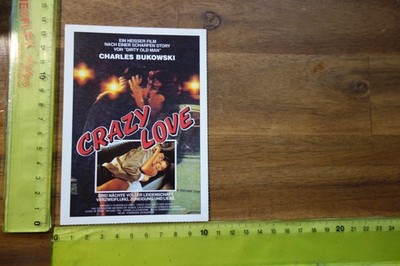Alte Filmplakatkarte Kino Film CRAZY LOVE Josse de Pauw Michael Pas G. Bervoets