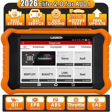 LAUNCH Creader Elite 2.0 OBD2 Diagnosegerät Alle System 4inch für Audi VAG Group