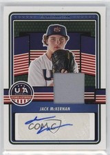 2023 USA Baseball Stars & Stripes Materials Jack McKernan (Blue Ink) Auto 0s55