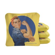 Synergy Pro Cornhole Bags Regulation Size Stick Slide All Weather Set