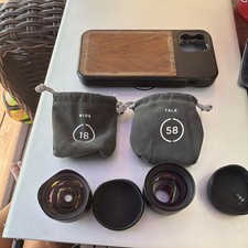 Moment M-Series Smartphone Lens Set 18mm Wide Angle  58mm Tele