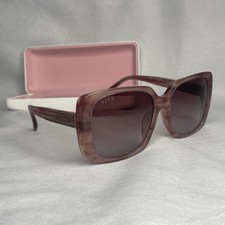 Diff Eyewear Sunglasses Sophie Square Oversized Rose Grain Gradient CS-WG41 PRC