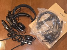 Multiple Wired Headsets: 3 logitech h570e h650e USB