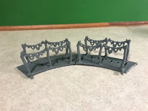 1984 Vintage MOTU Snake Mountain Unbroken COMPLETE BRIDGE SET Accessory He-Man