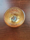 Pretty Fenton Carnival Glass Marigold Kittens Pattern Cerial Bowl