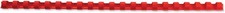 Image of GBC CombBind Binding Combs, 8 mm, 45 Sheet Capacity, A4, 21 Ring, Red, Pack of