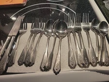 16pc VTG Rogers  Stainless KOREA Flatware Replacements 