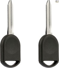 Replacement 80 Bit Transponder Ignition Car Key, Set of 2