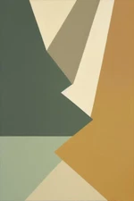 Large Abstract Painting 2x3 ft. Complex Geometric Demrin Fine Art Original NEW