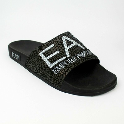 womens ea7 sliders