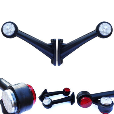2x LED Begrenzungsleuchten 12V 24V Positionsleuchten Anhänger LKW E20