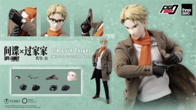Threezero 3A FigZero SPY FAMILY CODE:White 1/6 Loid Forger Winter Costume Ver.