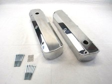 Sbf Ford 289302351 Fabricated Tall Alum Valve Covers Polished E41343p